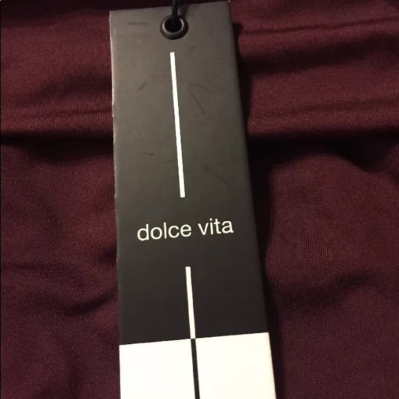 Dolce Vita Solid One Piece Cross Back Swimsuit - Picture 5 of 6